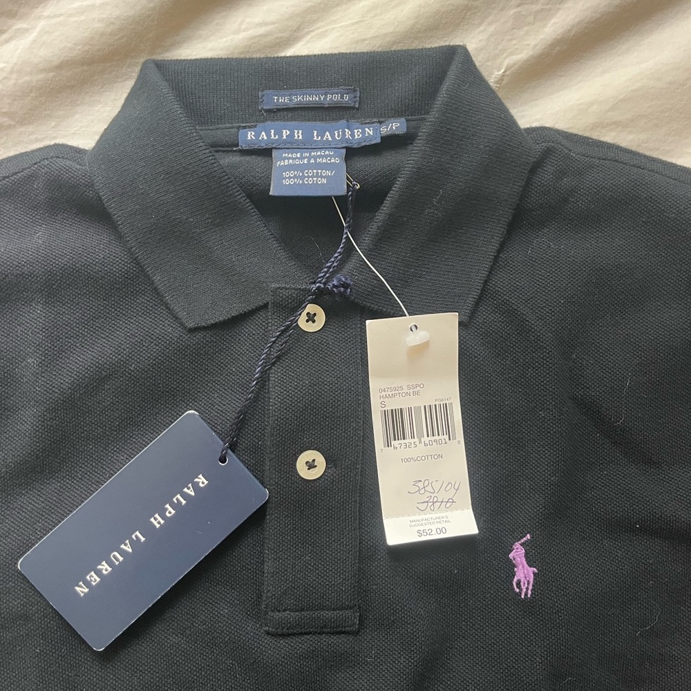 Ralph Lauren The Skinny Polo Black